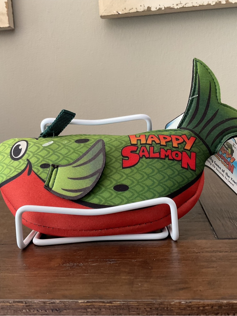 Plush Fish Toy - Brand, Green and Red